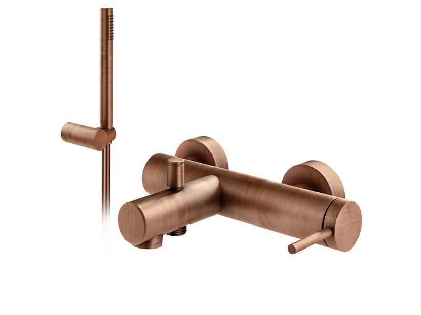 Ensemble baignoire Stelo équipé cuivre brossé | IperCeramica Ensemble baignoire Stelo équipé cuivre brossé | IperCeramica