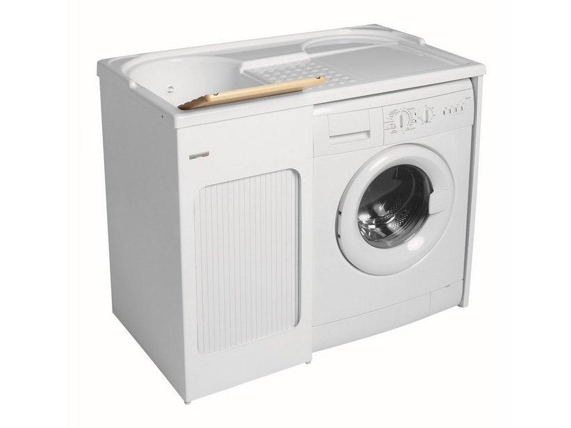 Bac à laver Lavacril B 106x60 baignoire gauche à rideau coulissant blanc | IperCeramica Bac à laver Lavacril B 106x60 baignoire gauche à rideau coulissant blanc | IperCeramica