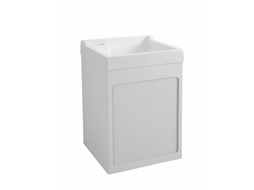 Bac à laver Lavacril avec vasque sur meuble pour lave-linge | IperCeramica Bac à laver Lavacril avec vasque sur meuble pour lave-linge | IperCeramica