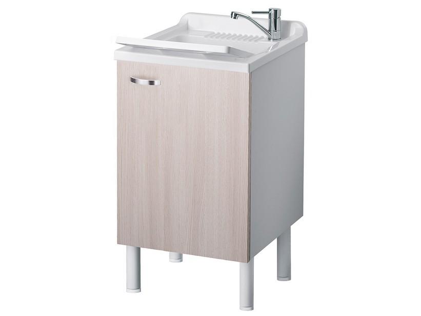 Meuble bac à laver Arcobaleno 45x50 blanc/orme | IperCeramica Meuble bac à laver Arcobaleno 45x50 blanc/orme | IperCeramica