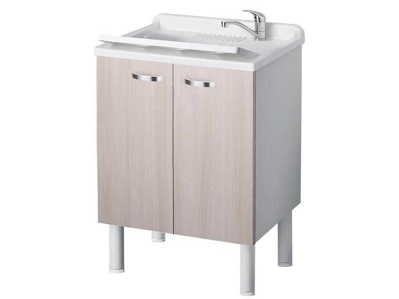 Meuble bac à laver Arcobaleno 60x50 blanc/orme | IperCeramica Meuble bac à laver Arcobaleno 60x50 blanc/orme | IperCeramica