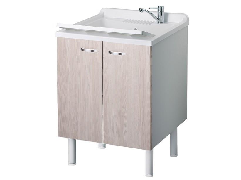 Meuble bac à laver Arcobaleno 60x60 blanc/orme | IperCeramica Meuble bac à laver Arcobaleno 60x60 blanc/orme | IperCeramica