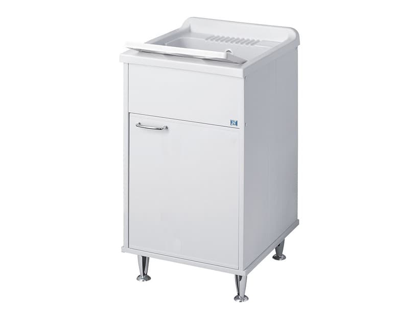 Meuble bac à laver extérieur Rugiada 45x50 blanc | IperCeramica Meuble bac à laver extérieur Rugiada 45x50 blanc | IperCeramica