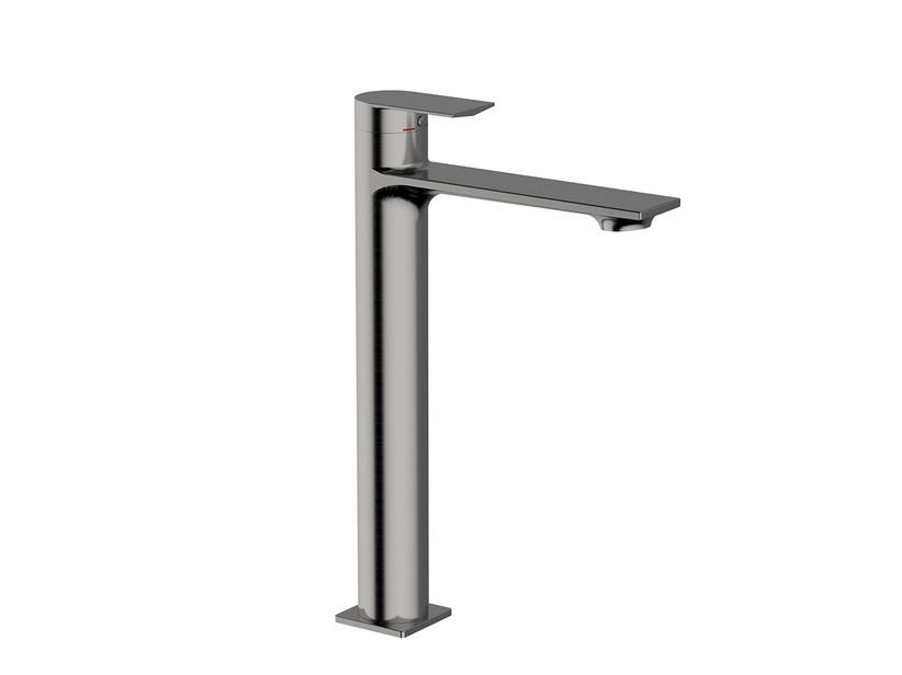 Mitigeur de lavabo haut Miami sans bonde nickel brossé | IperCeramica Mitigeur de lavabo haut Miami sans bonde nickel brossé | IperCeramica