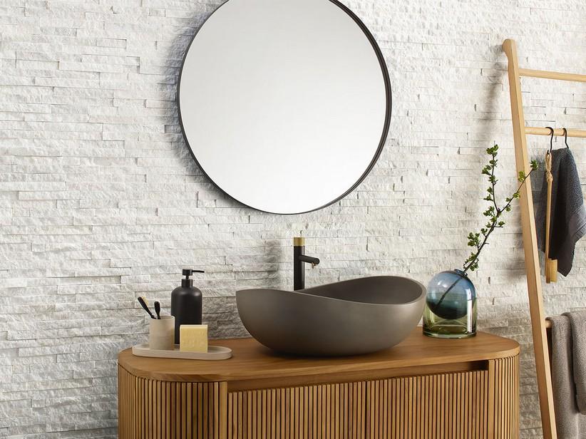 Revêtement Mininat White 10x36 pierre naturelle quartzite | IperCeramica Revêtement Mininat White 10x36 pierre naturelle quartzite | IperCeramica