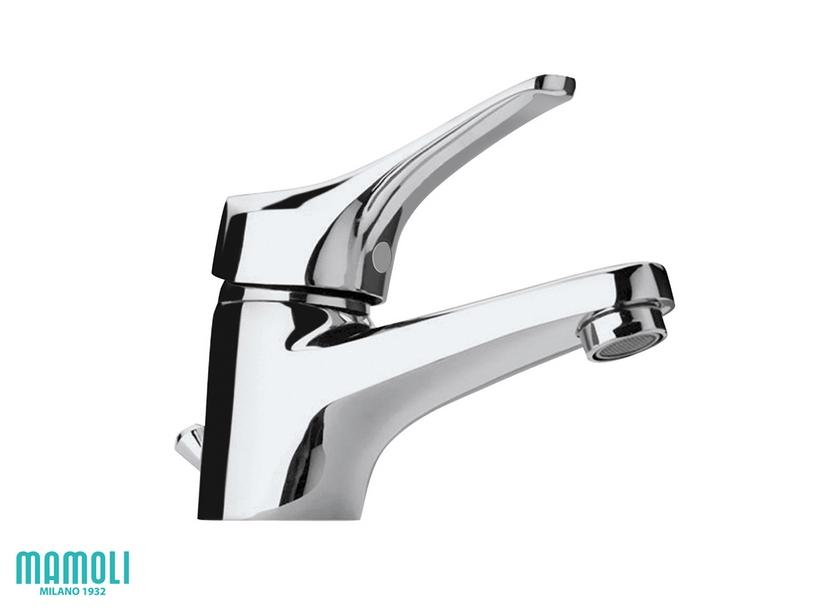 Mitigeur monocommande lavabo Aida avec bonde chrome | IperCeramica Mitigeur monocommande lavabo Aida avec bonde chrome | IperCeramica