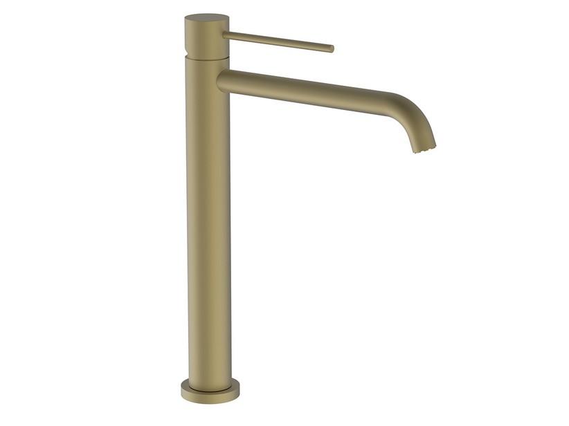 Mitigeur monocommande XXL lavabo Detroit sans bonde or brossé | IperCeramica Mitigeur monocommande XXL lavabo Detroit sans bonde or brossé | IperCeramica