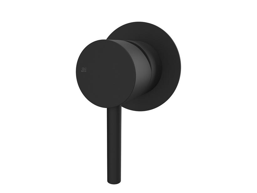 Plaque pour mitigeur monocommande douche Stelo noir mat | IperCeramica Plaque pour mitigeur monocommande douche Stelo noir mat | IperCeramica