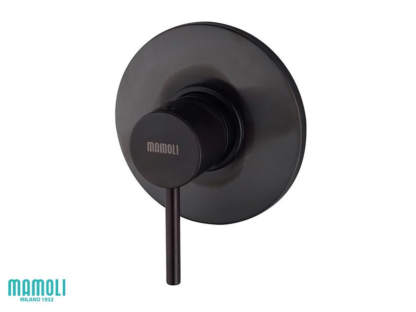 Plaque pour mitigeur monocommande douche encastrable Pico noir mat | IperCeramica Plaque pour mitigeur monocommande douche encastrable Pico noir mat | IperCeramica