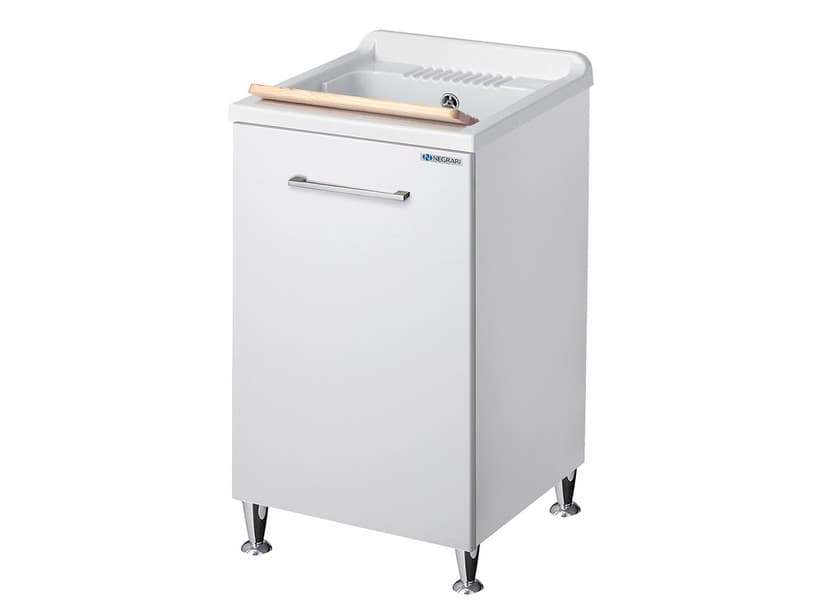 Meuble buanderie Vincente 45x50 cm 1 porte blanc mat | IperCeramica Meuble buanderie Vincente 45x50 cm 1 porte blanc mat | IperCeramica