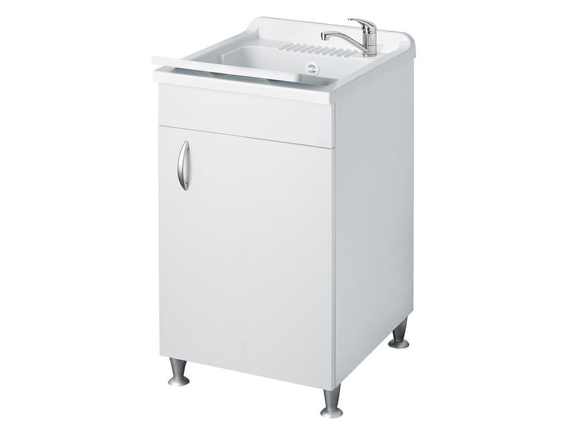 Bac à laver Eco 50x50 mélaminé blanc | IperCeramica Bac à laver Eco 50x50 mélaminé blanc | IperCeramica