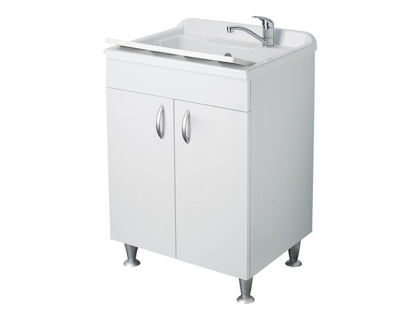 Bac à laver Eco 60x50 mélaminé blanc | IperCeramica Bac à laver Eco 60x50 mélaminé blanc | IperCeramica