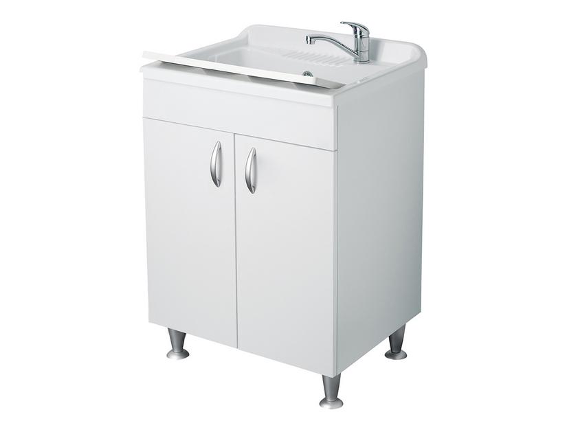 Bac à laver Eco 60x60 mélaminé blanc | IperCeramica Bac à laver Eco 60x60 mélaminé blanc | IperCeramica