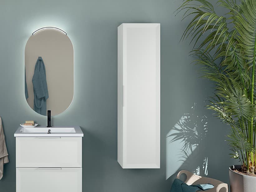 Colonne de salle de bains Modula 36x25xH138 blanc mat | IperCeramica Colonne de salle de bains Modula 36x25xH138 blanc mat | IperCeramica