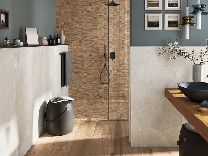 Mosaïque Brentwood Honey 29,9x32,8 grès cérame effet chêne ambré | IperCeramica Mosaïque Brentwood Honey 29,9x32,8 grès cérame effet chêne ambré | IperCeramica