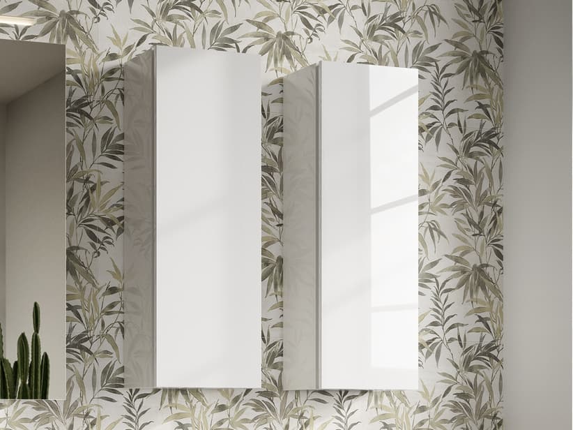 Armoire murale TOUCH cm. L28xP25xH84 blanc brillant | IperCeramica Armoire murale TOUCH cm. L28xP25xH84 blanc brillant | IperCeramica