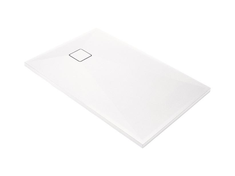 Receveur de douche Correo 100x90 cm résine-granit blanc albâtre | IperCeramica Receveur de douche Correo 100x90 cm résine-granit blanc albâtre | IperCeramica