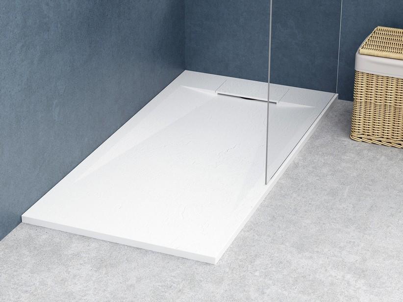 Receveur de douche Doge 70x140 H3 cm résine blanc | IperCeramica Receveur de douche Doge 70x140 H3 cm résine blanc | IperCeramica