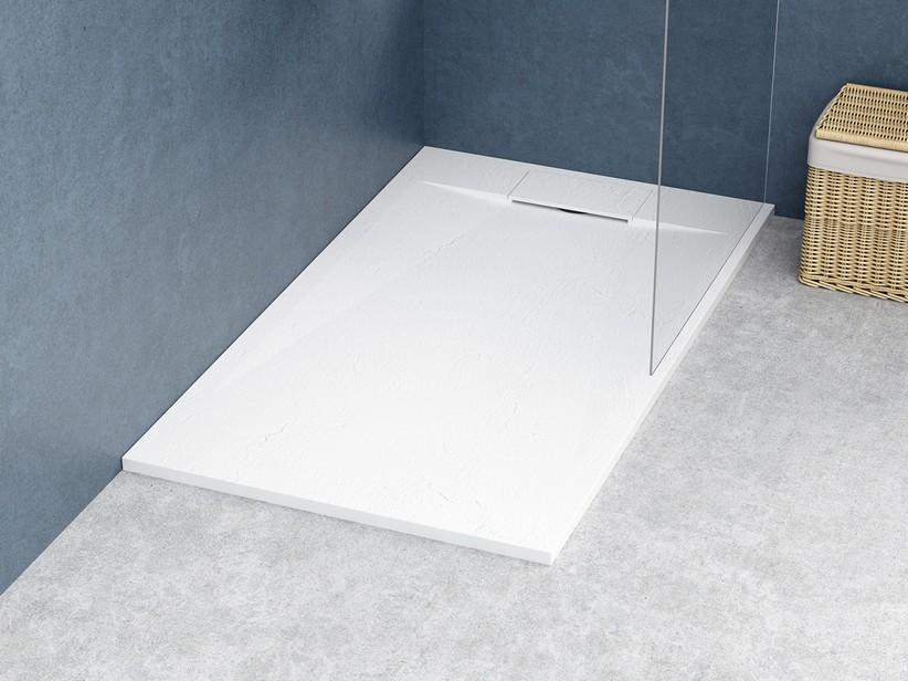 Receveur de douche Doge 80x140 H3 cm résine blanc | IperCeramica Receveur de douche Doge 80x140 H3 cm résine blanc | IperCeramica