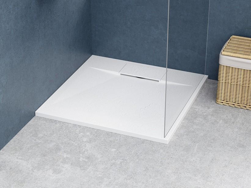 Receveur de douche Doge 80x80 H3 cm résine blanc | IperCeramica Receveur de douche Doge 80x80 H3 cm résine blanc | IperCeramica