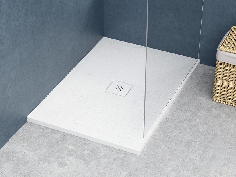 Receveur de douche Nature 70x100 H3 cm résine blanc | IperCeramica Receveur de douche Nature 70x100 H3 cm résine blanc | IperCeramica