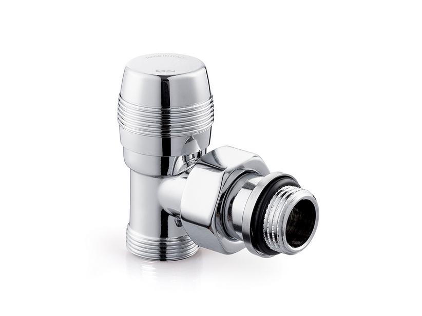 Détendeur de radiateur Planet à équerre chrome | IperCeramica Détendeur de radiateur Planet à équerre chrome | IperCeramica