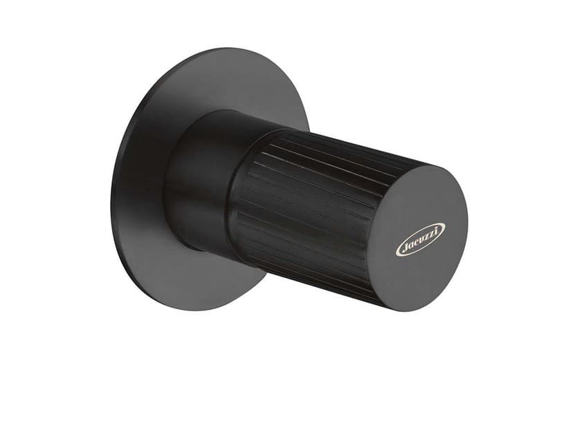 Inverseur de douche 2 voies Jacuzzi Giulia en acier inox noir mat | IperCeramica Inverseur de douche 2 voies Jacuzzi Giulia en acier inox noir mat | IperCeramica