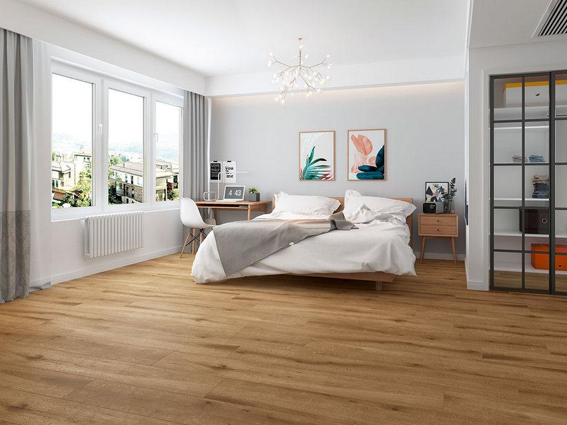 Sol PVC SPC San Diego Natural effet bois marron | IperCeramica Sol PVC SPC San Diego Natural effet bois marron | IperCeramica