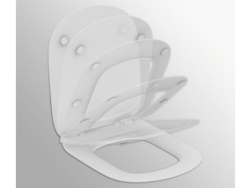 Abattant WC Ideal Standard® Tesi 2016 blanc brillant frein de chute | IperCeramica Abattant WC Ideal Standard® Tesi 2016 blanc brillant frein de chute | IperCeramica