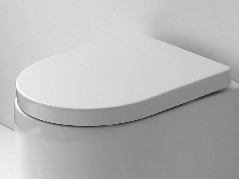 Abattant WC Flo thermodurcissant enveloppant blanc brillant | IperCeramica Abattant WC Flo thermodurcissant enveloppant blanc brillant | IperCeramica