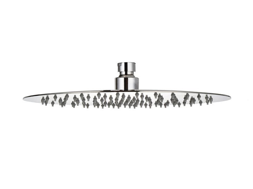 Pomme de douche Low Round Ø40 cm en Inox AISI 304 chrome | IperCeramica Pomme de douche Low Round Ø40 cm en Inox AISI 304 chrome | IperCeramica