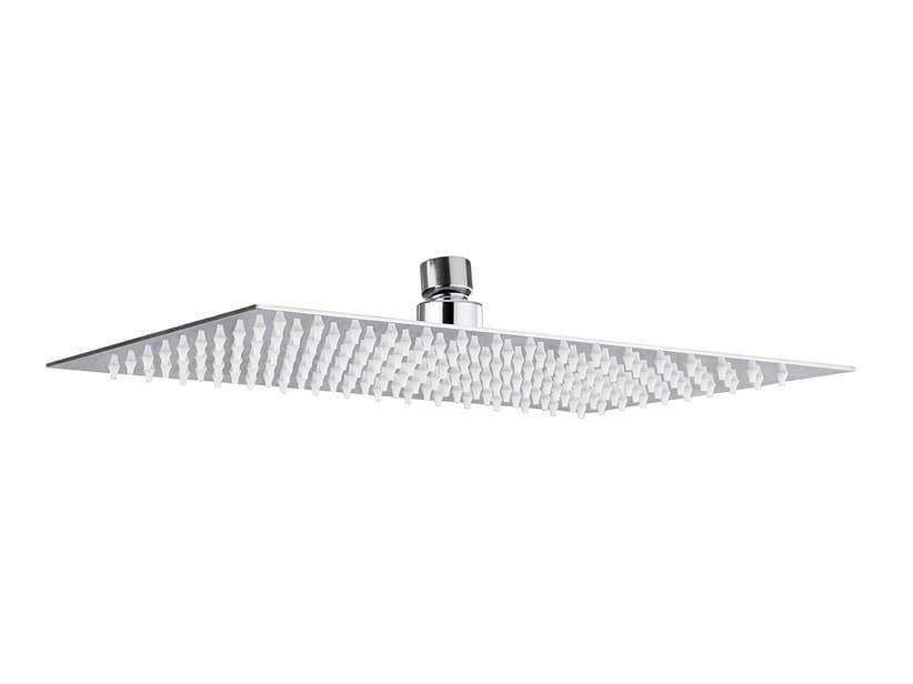 Pomme de douche Low Square 30x20 cm en Inox AISI 304 chrome | IperCeramica Pomme de douche Low Square 30x20 cm en Inox AISI 304 chrome | IperCeramica