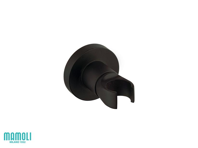 Support de douche Pico fixe mural noir mat | IperCeramica Support de douche Pico fixe mural noir mat | IperCeramica
