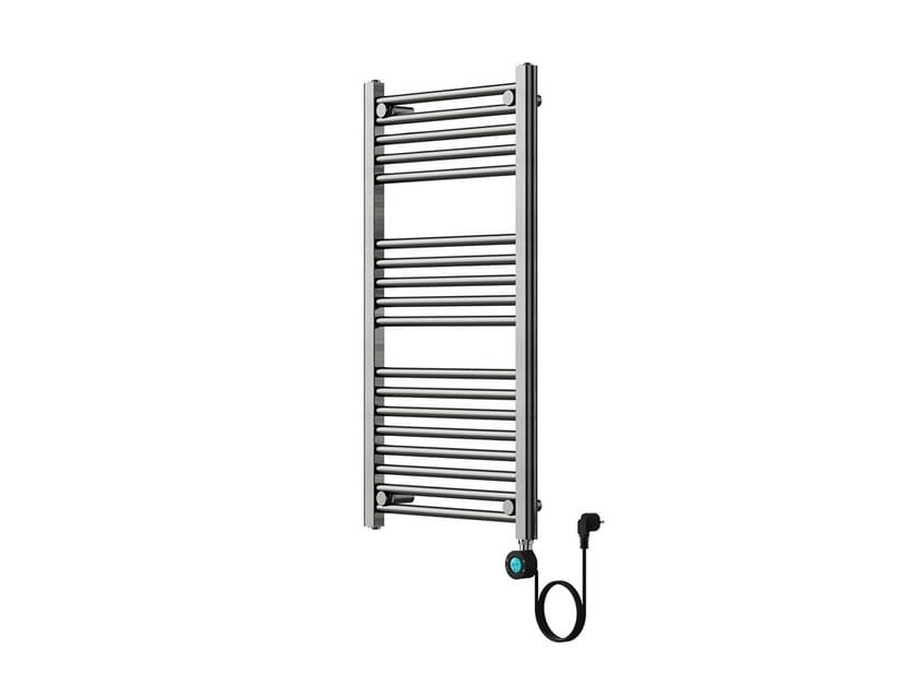 Radiateur sèche-serviettes Flame EL 92x48 Effet acier inoxydable brossé - PVD | IperCeramica Radiateur sèche-serviettes Flame EL 92x48 Effet acier inoxydable brossé - PVD | IperCeramica