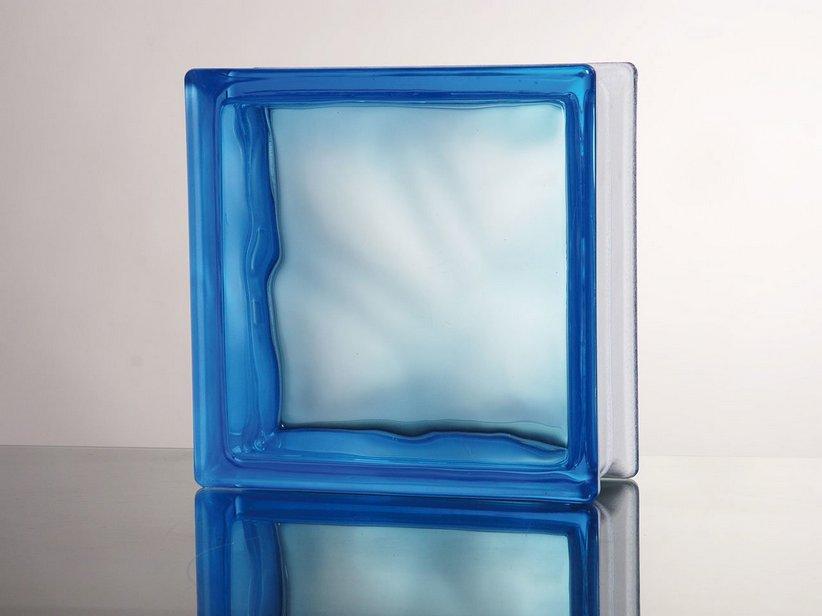 Brique de verre Cloudy Blue Side-Color 19x19x8 | IperCeramica Brique de verre Cloudy Blue Side-Color 19x19x8 | IperCeramica