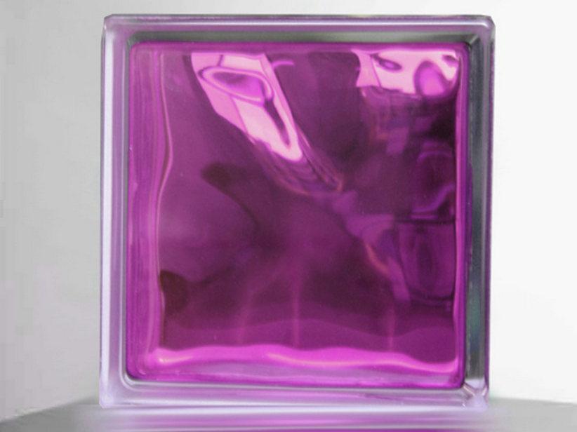 Brique de verre In-Colored fuchsia 19x19x8 | IperCeramica Brique de verre In-Colored fuchsia 19x19x8 | IperCeramica