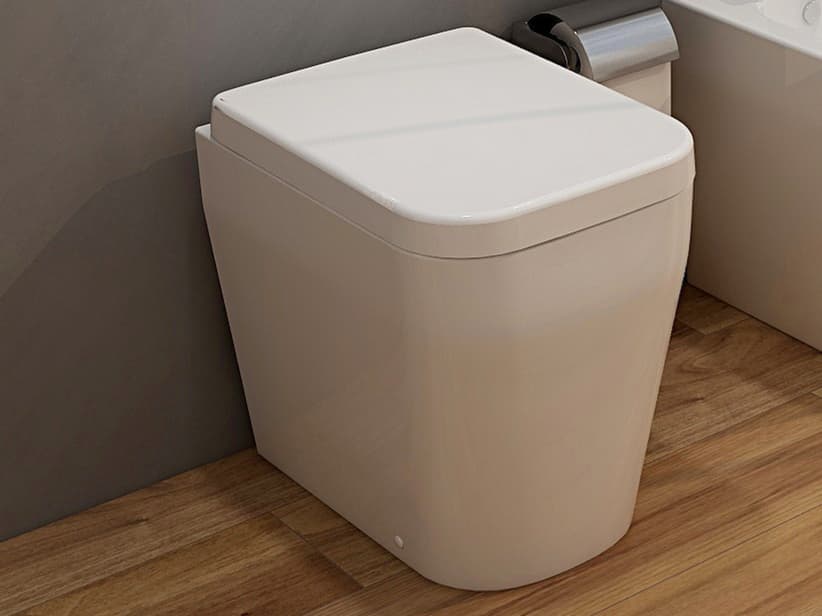 WC à poser Wiki sans bride évacuation universelle blanc | IperCeramica WC à poser Wiki sans bride évacuation universelle blanc | IperCeramica