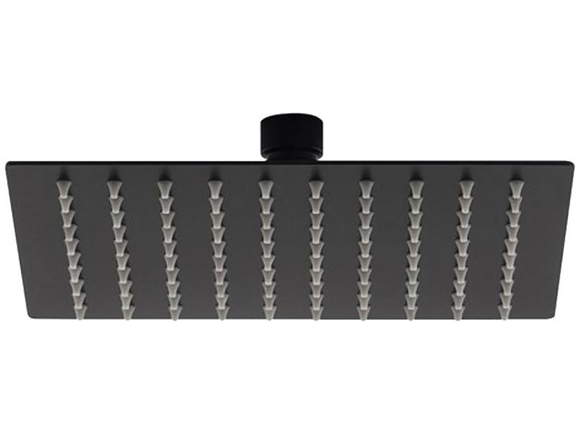 BWE Soffione Doccia a Pioggia Quadrato 12 Pollici Nero Acciaio Inox 304 BWE Soffione Doccia a Pioggia Quadrato 12 Pollici Nero Acciaio Inox 304