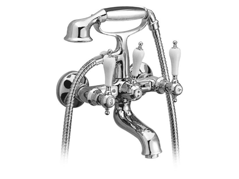 ZWEIGRIFF-WANNENARMATUR FÜR WANDMONTAGE MIT HANDBRAUSE DESK CHROM | IperCeramica ZWEIGRIFF-WANNENARMATUR FÜR WANDMONTAGE MIT HANDBRAUSE DESK CHROM | IperCeramica