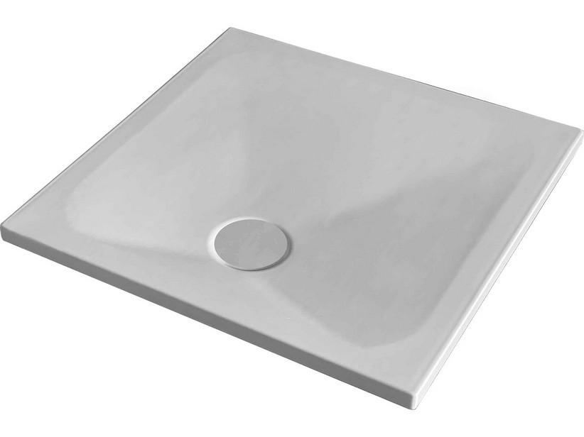 Duschwanne Puro Quadratisch 80x80 Baumwolle Weiß Matt | IperCeramica Duschwanne Puro Quadratisch 80x80 Baumwolle Weiß Matt | IperCeramica