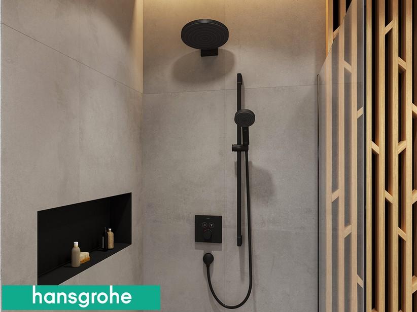 Duscharm Pulsify S Hansgrohe 260 Schwarz | IperCeramica Duscharm Pulsify S Hansgrohe 260 Schwarz | IperCeramica