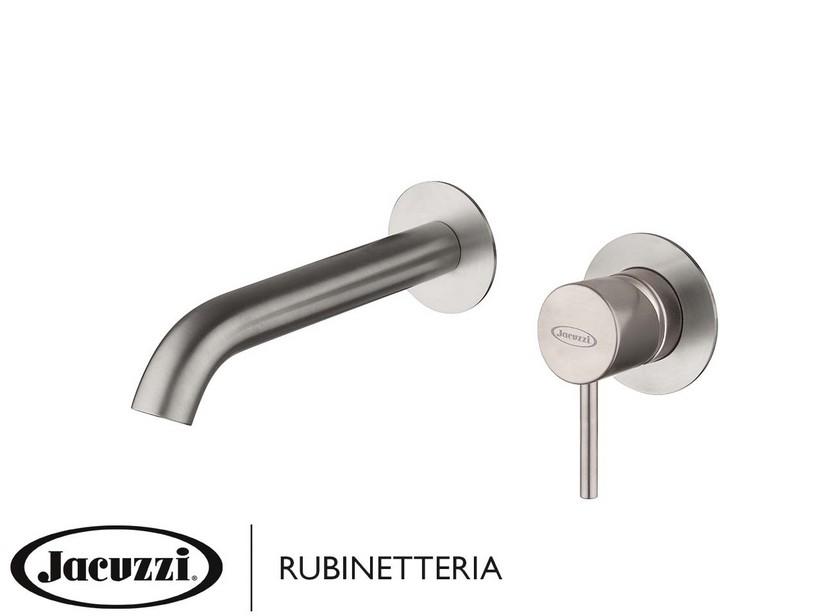 Waschtischarmatur Unterputz Jacuzzi® Noemi aus Messing Ausführung PVD Edelstahl gebürstet | IperCeramica Waschtischarmatur Unterputz Jacuzzi® Noemi aus Messing Ausführung PVD Edelstahl gebürstet | IperCeramica