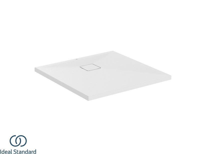 Duschwanne Ideal Standard® ULTRA FLAT EVO 80x80 H3,5 cm aus mattweißem Harz | IperCeramica Duschwanne Ideal Standard® ULTRA FLAT EVO 80x80 H3,5 cm aus mattweißem Harz | IperCeramica