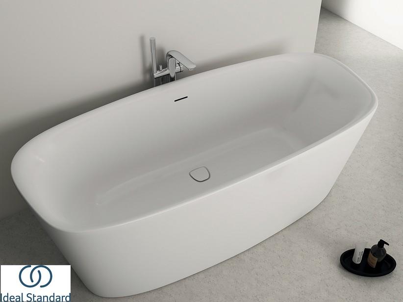 Freistehende Badewanne Ideal Standard® Atelier Dea 180x80 cm Weiß Glänzend | IperCeramica Freistehende Badewanne Ideal Standard® Atelier Dea 180x80 cm Weiß Glänzend | IperCeramica