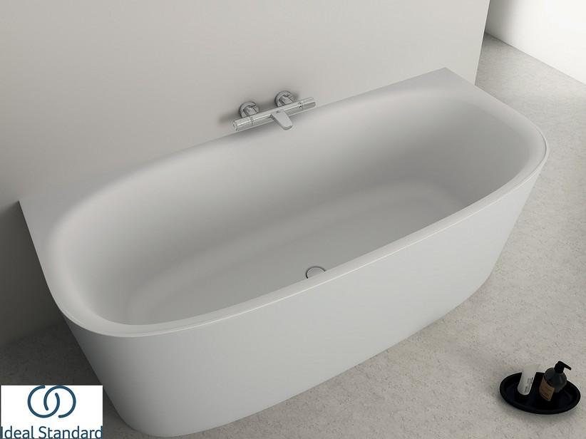Freistehende Badewanne Wandmontage Ideal Standard® Atelier Dea 180x80 cm Seidenweiß Matt | IperCeramica Freistehende Badewanne Wandmontage Ideal Standard® Atelier Dea 180x80 cm Seidenweiß Matt | IperCeramica