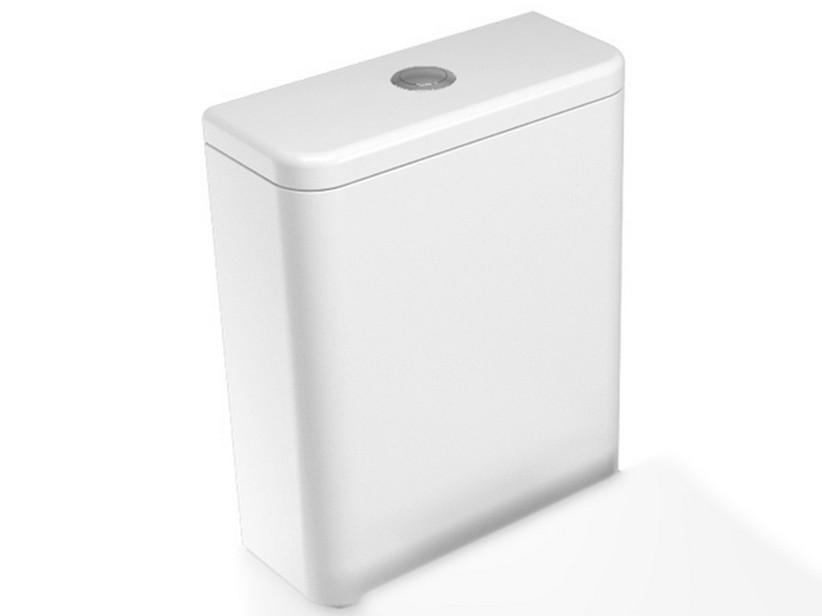 Spülkasten für Monoblock-WC Ether mit inkludiertem Mechanismus, Weiß glänzend | IperCeramica Spülkasten für Monoblock-WC Ether mit inkludiertem Mechanismus, Weiß glänzend | IperCeramica