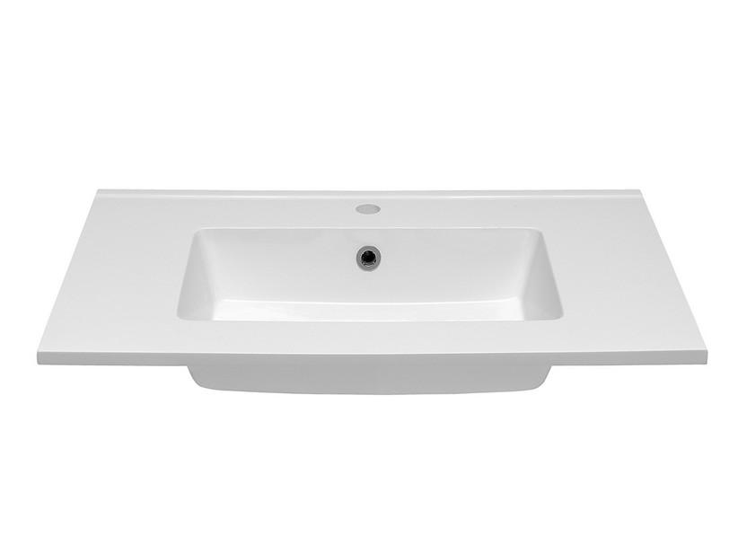 Einbauwaschbecken Unitop ECOLINE 76x46 aus Harz Weiß Glänzend | IperCeramica Einbauwaschbecken Unitop ECOLINE 76x46 aus Harz Weiß Glänzend | IperCeramica