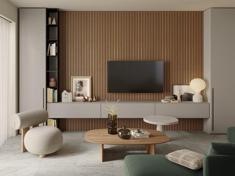 Dekorplatte Mikado Oak 520x2400 in Leisten aus Eichenholz | IperCeramica Dekorplatte Mikado Oak 520x2400 in Leisten aus Eichenholz | IperCeramica