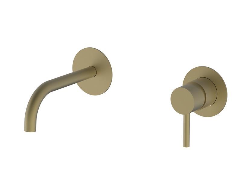 Waschtischarmatur unterputz Detroit gold gebürstet | IperCeramica Waschtischarmatur unterputz Detroit gold gebürstet | IperCeramica