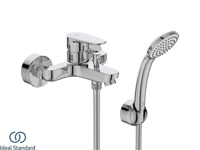 Einhebelarmatur für Badewanne an der Wand IDEAL STANDARD® CERAFINE O mit Duschsatz Chrom | IperCeramica Einhebelarmatur für Badewanne an der Wand IDEAL STANDARD® CERAFINE O mit Duschsatz Chrom | IperCeramica